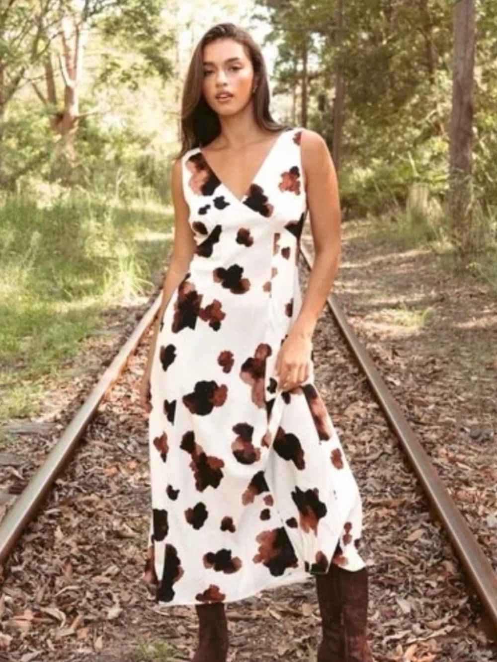 Paper Heart Highland Collection Maxi Dress Size Small